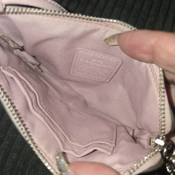 Euc Coach City Zip Top Tote in the Badlands Floral Print in midnight blue - Picture 4 of 6